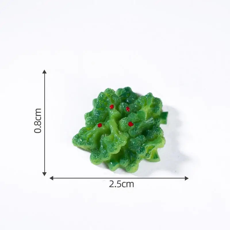 DIY Miniature Dollhouse Kitchen Decoration Accessories; Mini Clay Pot, Plate and Food Model