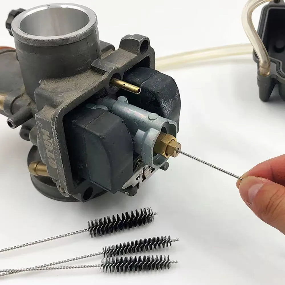 Cleaning Needles Brushes Carburetor Carbon Dirt Jet Remove for Automobile MotorcycleWelder Carb Chainsaw Cleaner Tools