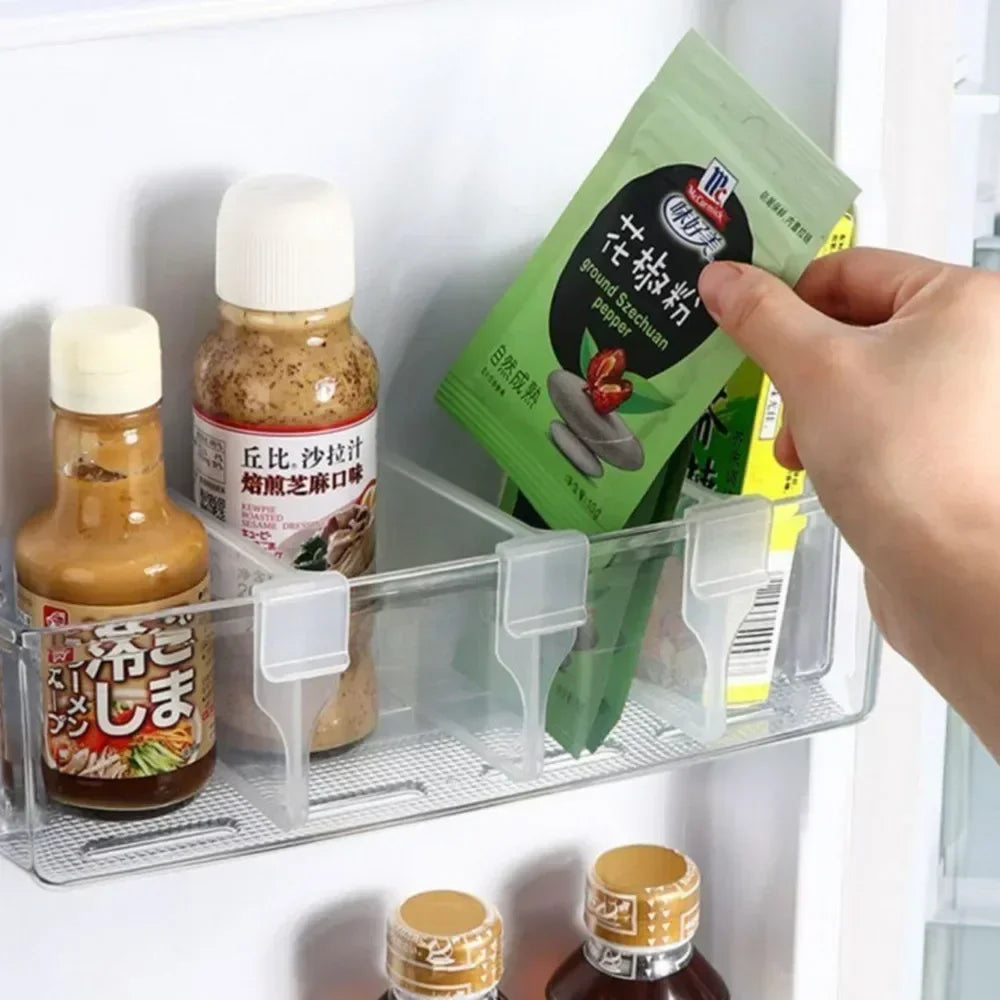Refrigerator Organizer Shelf 4/6/8 Pieces Kitchen Items Shelves Organizers Storage Things for the Home Gadgets Organization