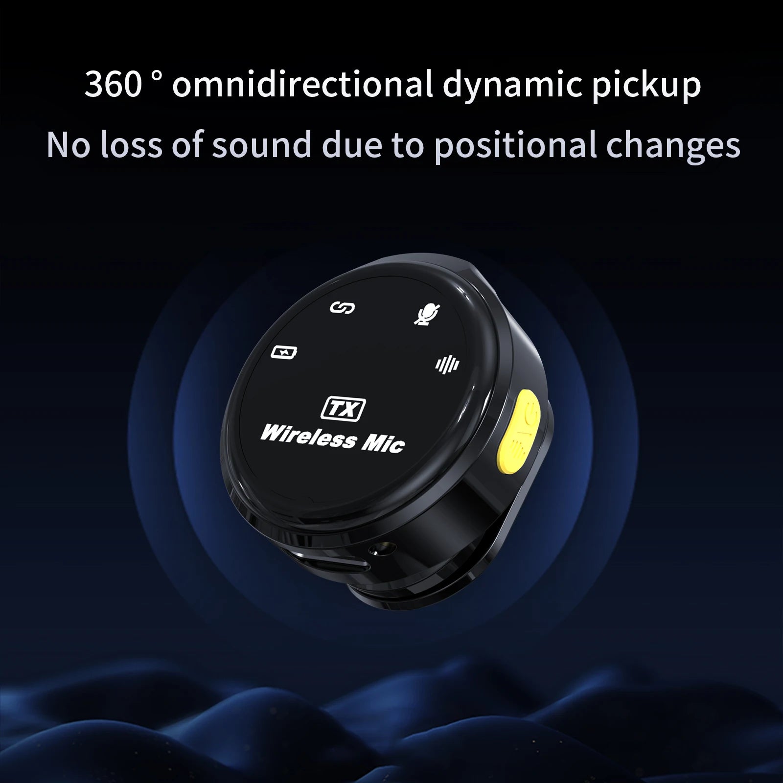 Wireless Lavalier Microphone One-to-Two Magnetic Buckle For Android iPhone Recording Microphone TikTok Live Broadcast