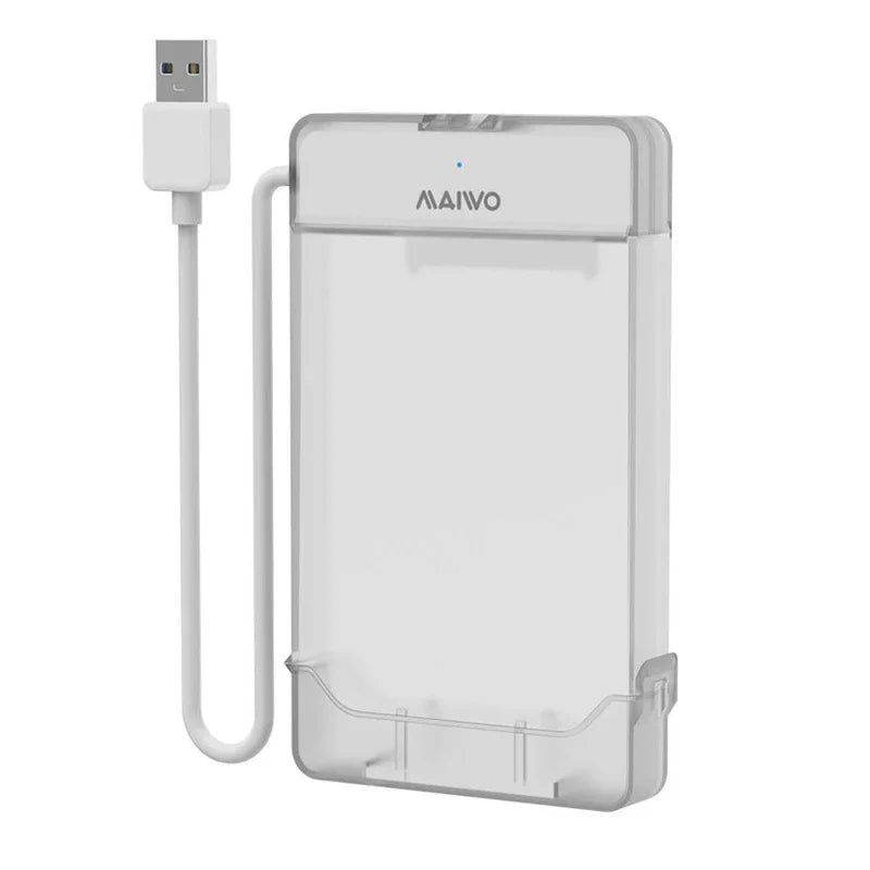 MAIWO 2.5'' HDD Enclosure Type C USB3.0 External Hard Drive Case  5Gbps HDD SSD Hard Drive Enclosure Support UASP for PC Laptop