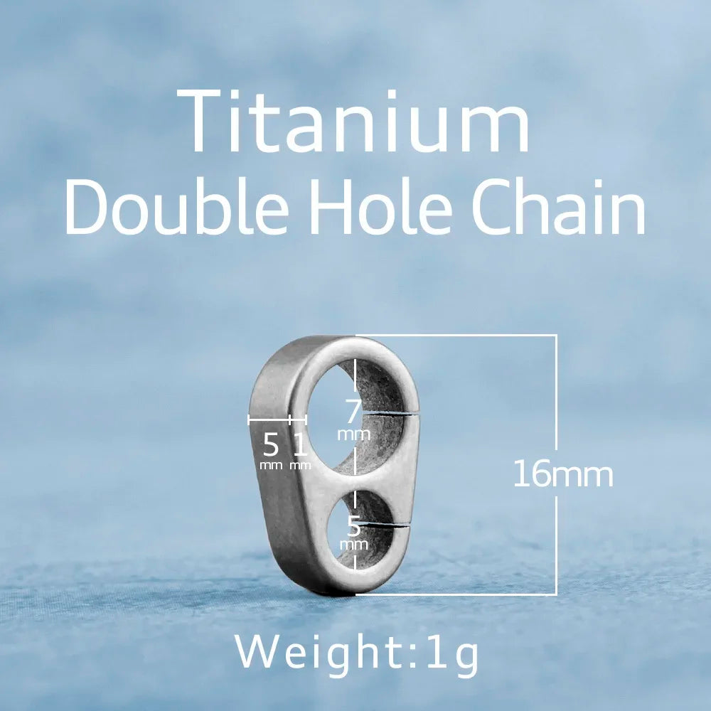 Real Titanium Men Keyring Flat Key Chain Rings Holder Car Lightweight Keychain Buckle Jewelry Quickdraw EDC Wholesale Best Gift