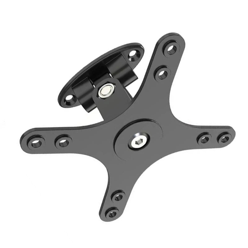 Screen Mounting Adapter Plate Wall Mount Bracket Supports VESA 100x100 75x75 for Desktop Screen Stand 360degree Rorate