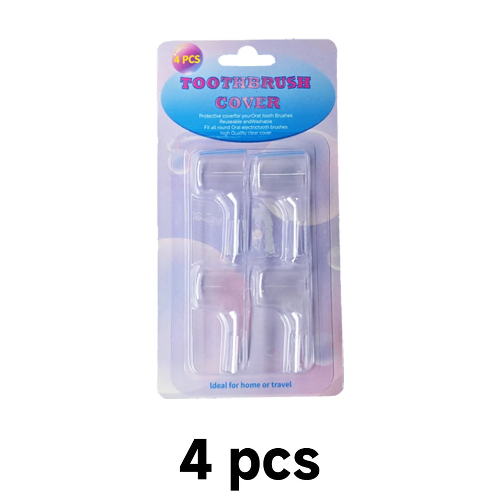 Toothbrush Head Dustproof Covers Caps For Oral B Replacement Brush Heads and iO Series Electric Toothbrush Head Protector 4/8PCS