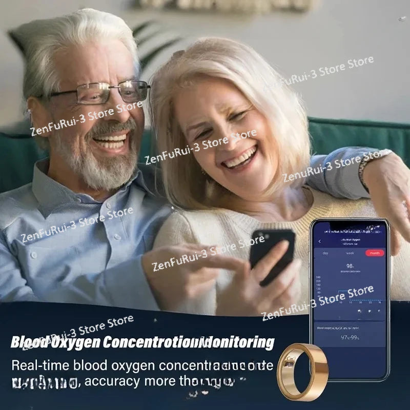 Sleep Monito R Heart Rate Oura Ring Women IP68 Waterproof Bloo D Oxyge N Fitness Tracker Smartring