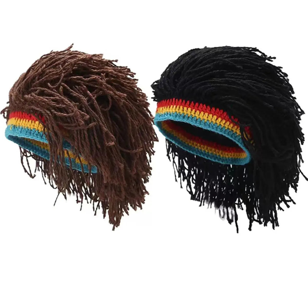 New and Funny Synthetic Wig Hats Wool Hats Hair Accessory Dreadlocks Hip-hop Personality Extensions for Women Cosplay Party Gift