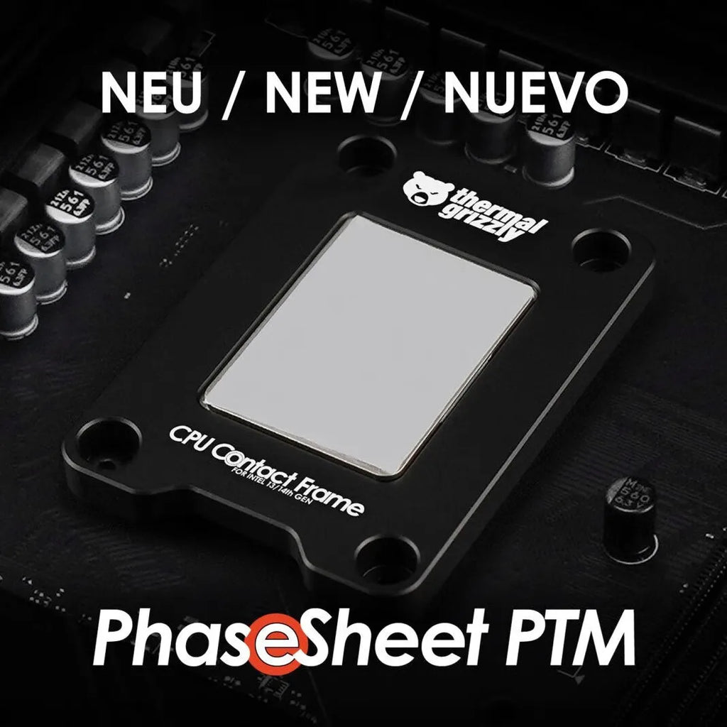 Thermal Grizzly PhaseSheet PTM Thermal Silicone Pad 50x40mm CPU Silicone Grease Sheet Change 0.2mm Thermal Grease Phase