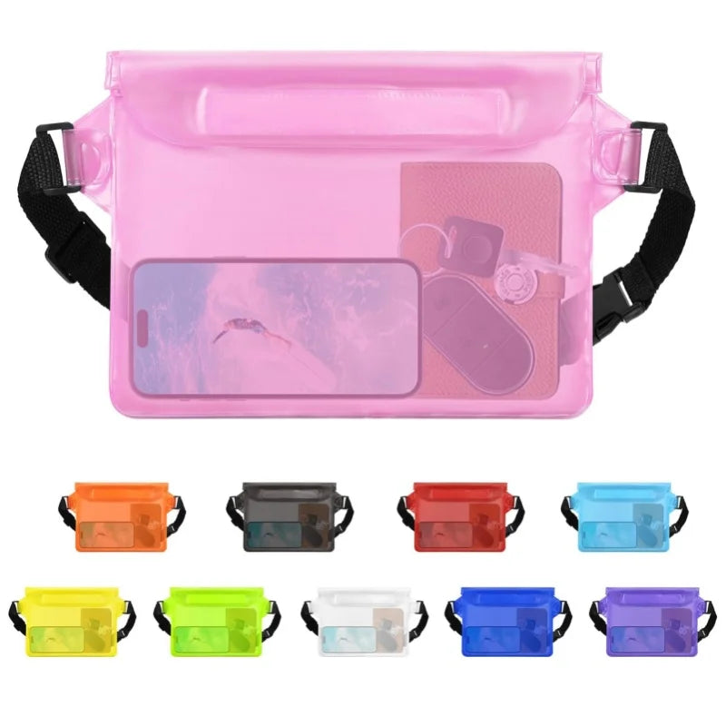 High Waterproof Sealing Swimming Bag Large Size Transparent Underwater Dry Protection Bag for Iphone Mobile Phone Pouch