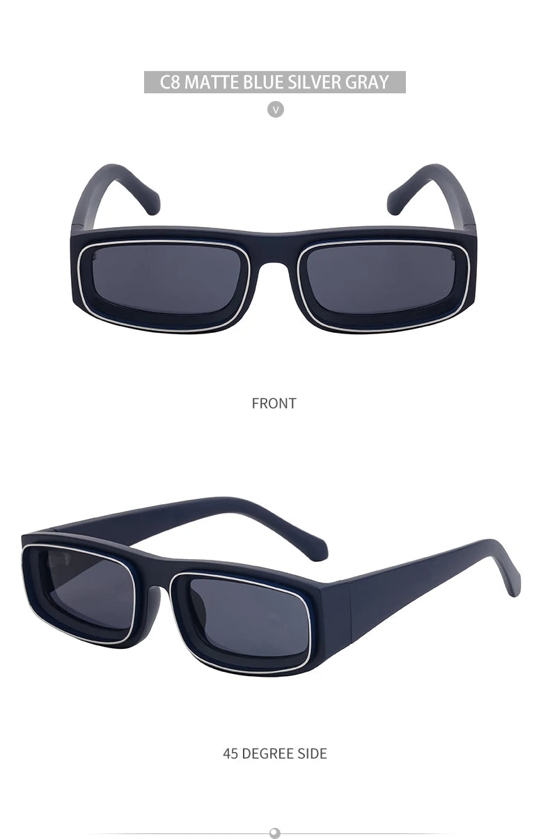 New Sunglasses for Men Women Retro Small Frame Glasses Men's Outdoor Sunscreen Sun Glasses UV400 Summer Fashion Accessories