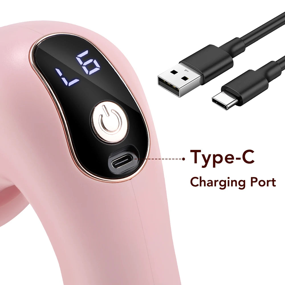 Body Massager, Portable Massage Stick With 5 Massage Heads, Wireless Charging, Handheld Whole Body Kneading, 6 Modes Massage Gun