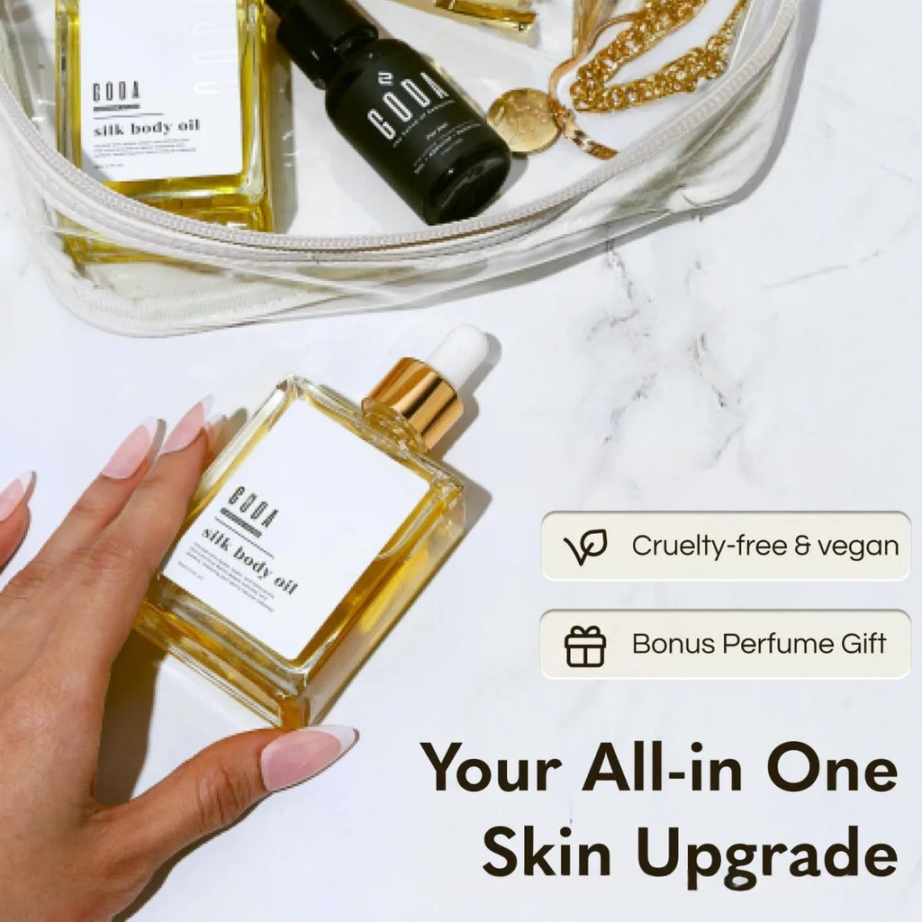 50ml GODA Silk Body Oil & Pheromone Fragrance Body Oil Smooth And Delicate Skin Deeply Nourishing And Moisturizing Long-Lasting
