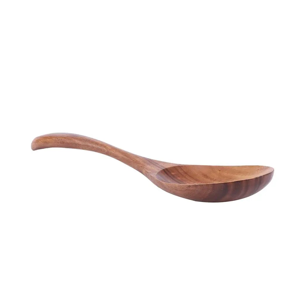 Cooking Mixing Salad Cutlery Utensils Kitchen Tools Dinner Tableware Large Spoons Fork Wooden Spoon