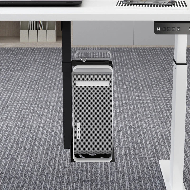 Universal PC Case Holder Under Desk Wall Side CPU Stand Lift Adjustable Computer Mainframe Hanger Host Box Stand Bracket Rack