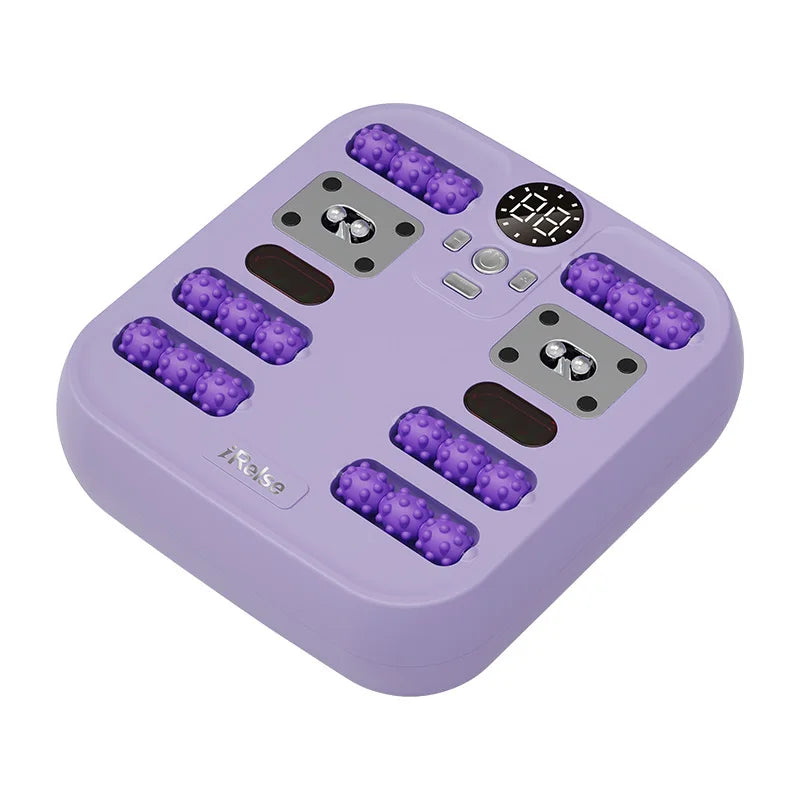 Foot Massager with Vibration Rotation Hot Compress Multifunctional Calf Leg Muscle Relaxation Fascia Massage Wireless Use Gift
