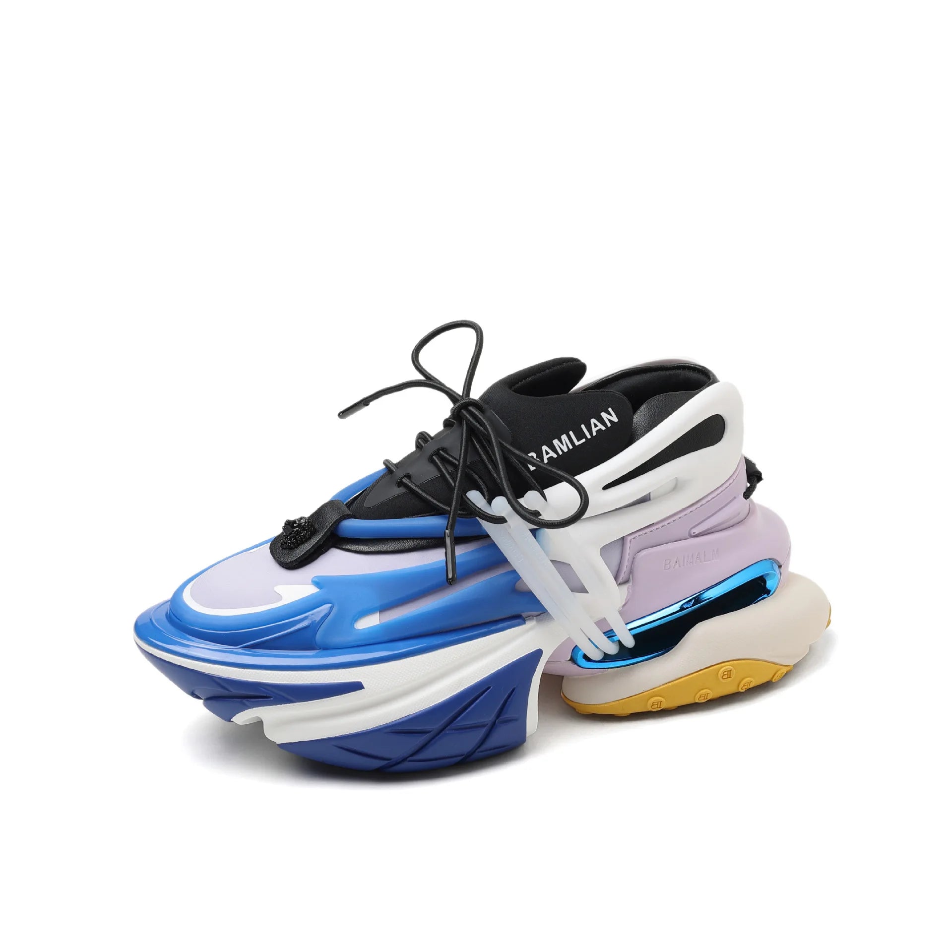 Chunky Sneakers Men Women Airship Shoes Fashion  Casual Secondary Leather Cowhide Breathable Height Increased Platform Shoes
