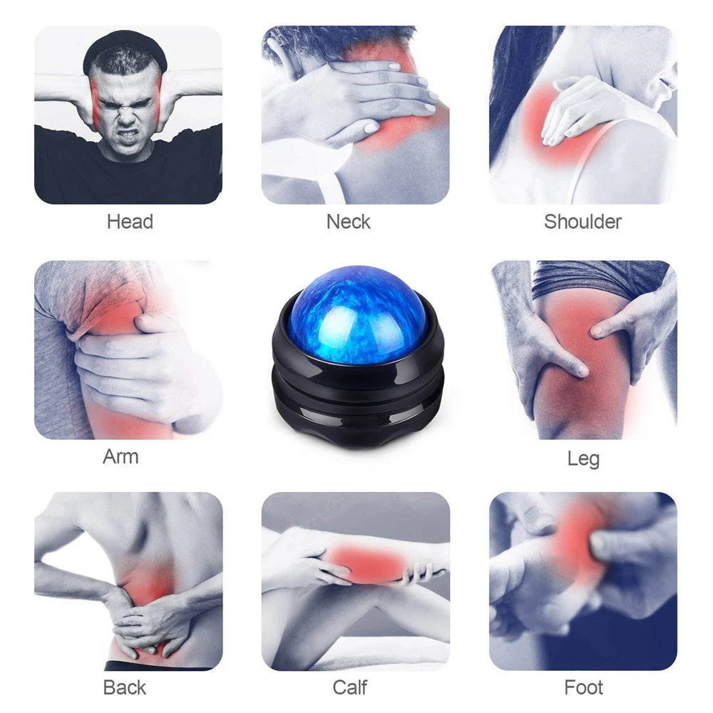 Manual Massage Balls, Roller Back Massager Great for Relax, Deep Tissue Massage Tool to Relief Full Body, Sore Muscle, Neck