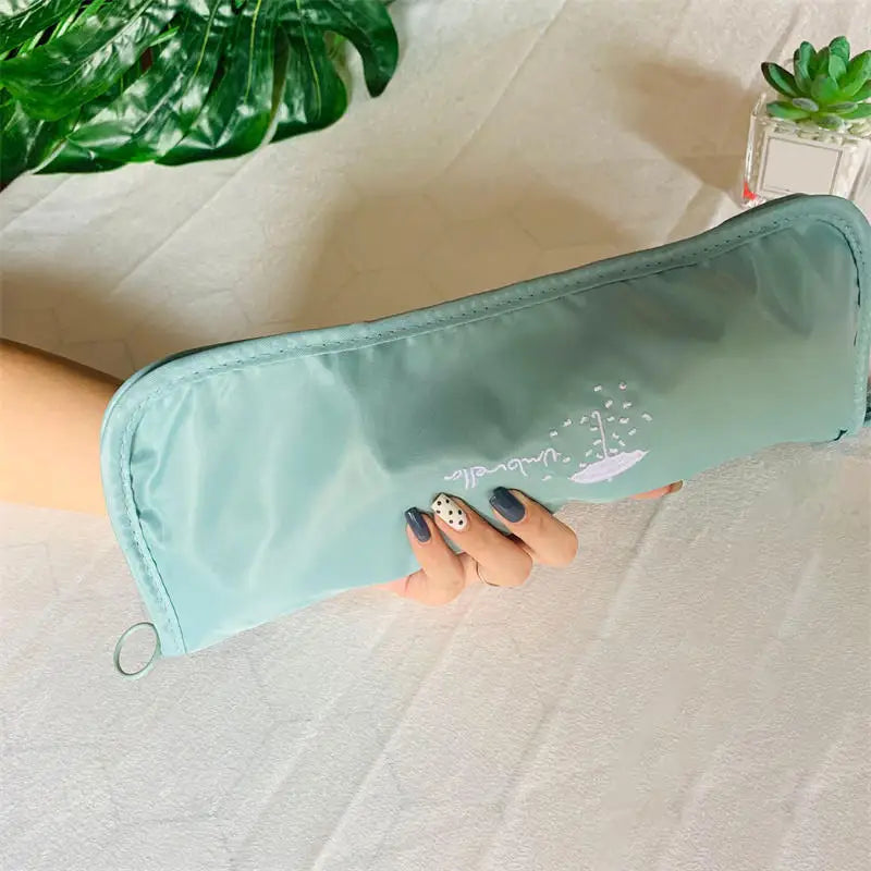 Waterproof Wet Umbrella Bag Foldable Absorbent Pouch for Travel Car Home Camping Rainy Day Dry Storage Organizer
