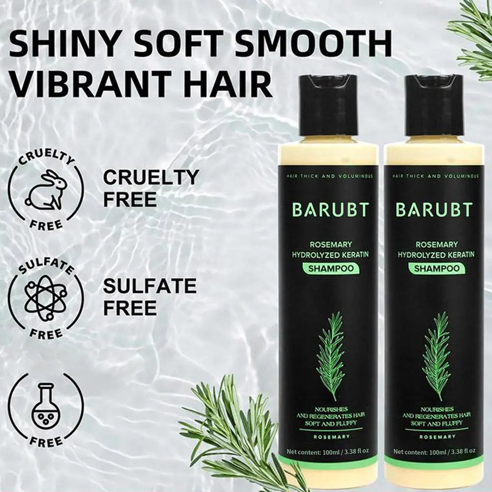 Rosemary Shampoo Hair Growth Deep Cleansing Scalp Anti Dandruff Oil Control Strengthening Root Nourish Hair Volumizing Shampoo