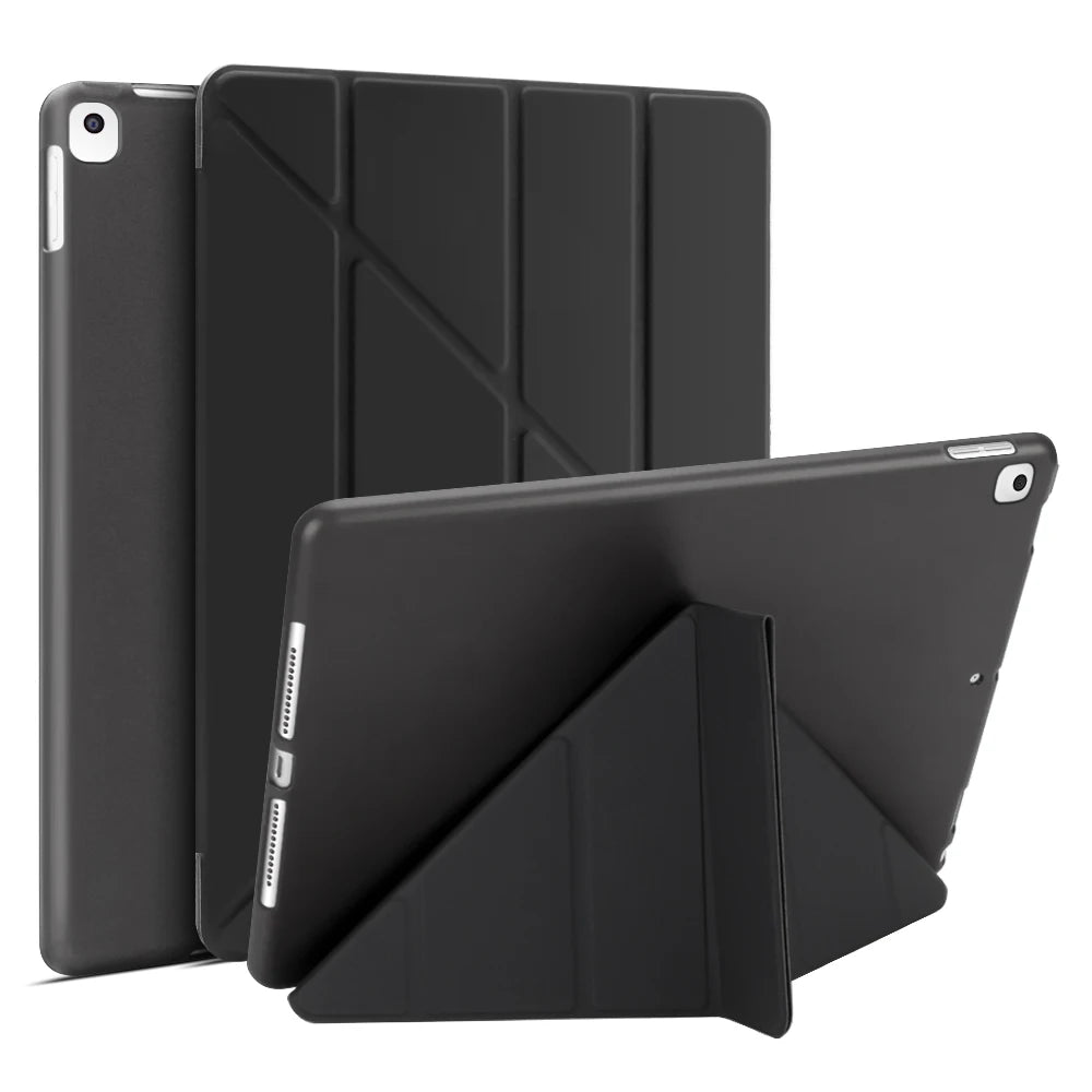 For iPad 10th 2022 Case 10.2 8th 9th 7th 6th Generation Leather Case For iPad 2026 A16 3 4 Air 11 10.9 Mini 4 5 6 Silicon Cover