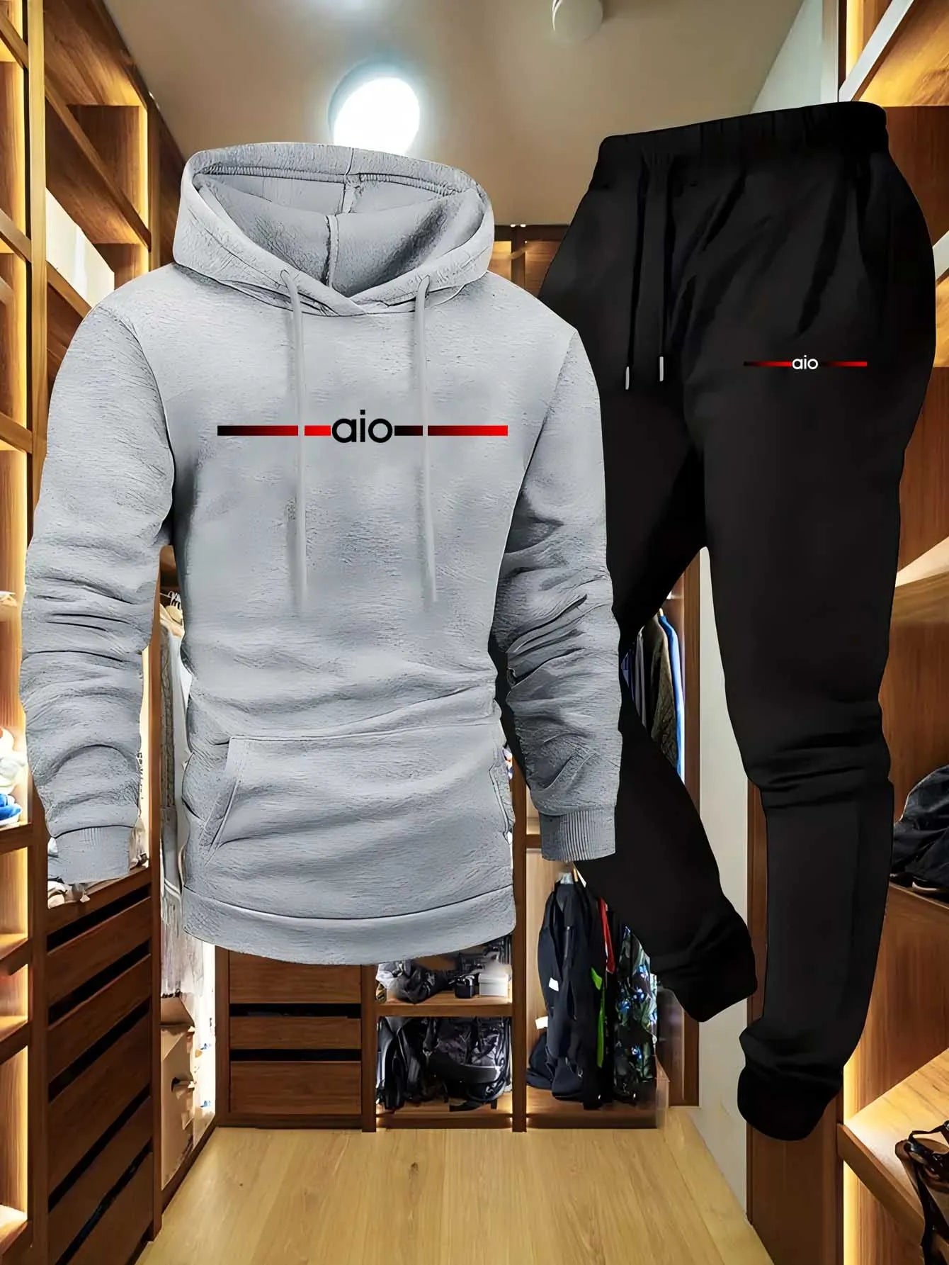 Men's hooded sweatshirt suitable for casual sportswear in autumn and winter seasons as well as trendy streetwear for daily wear