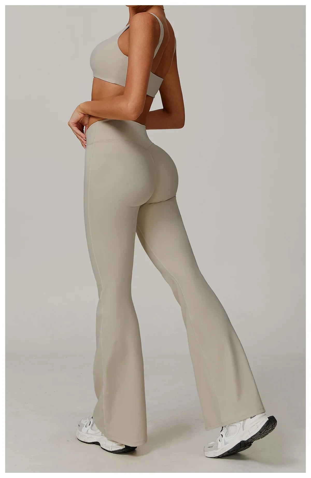 Wide Leg Pants Women Yoga Leggings Women Fitness Leggings Running Pant Sports Leggings High Waist Workout Tight Gym Bell-bottoms