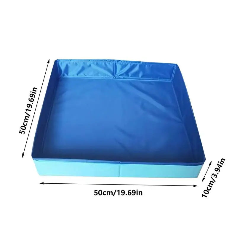Dog Kiddie Pool PVC Folding Swimming Pool For Dog Non-Inflatable Save Space Pet Puppy Bathing Tub pet bathtubs