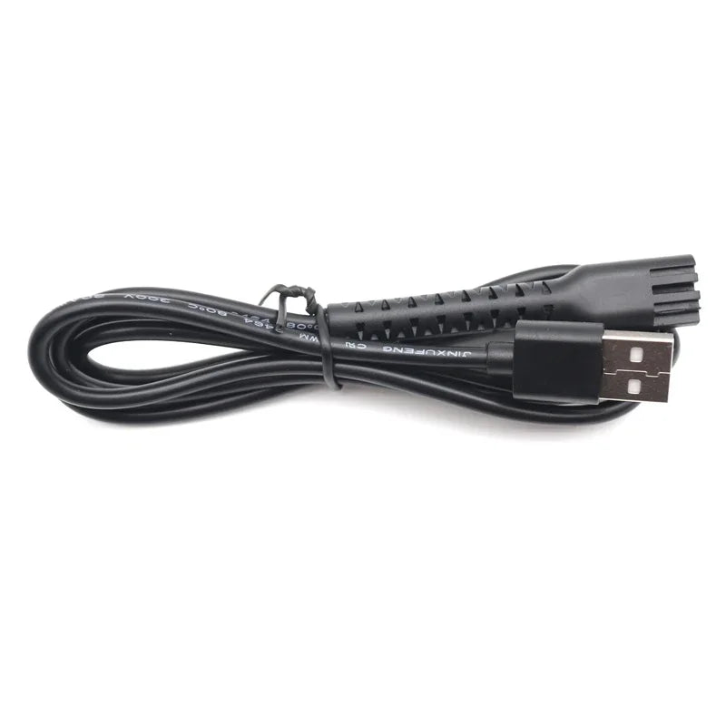 USB Charging Cable For Wahl 8148/8591/8504/8509/1919/2240/2241 Power Cord 1M Length Professional Hair Clipper Accessories