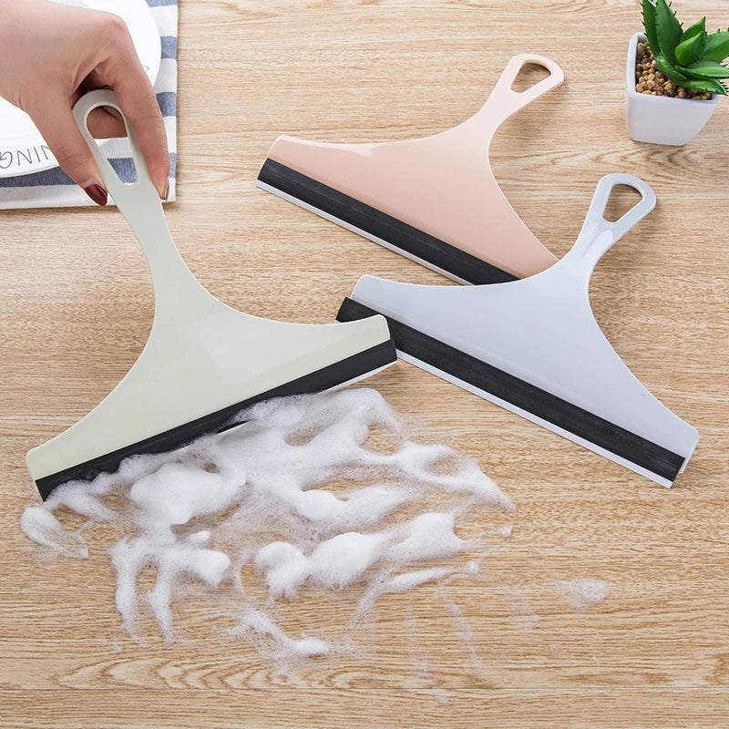 Glass Cleaning Tools Bathroom Mirror Squeegee Car Glass Scraper Cleaning Squeegee Wiper Windshield Silicone  Auto Washing Tool