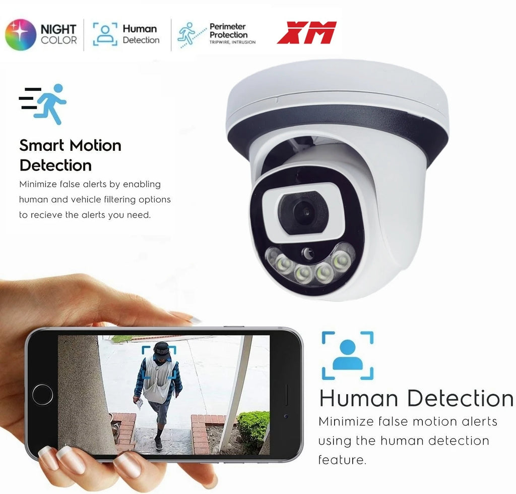 8MP IP Security Camera Wifi indoor Surveillance Home Protection CCTV 4/5MP Dome Wireless Camara Video indoor Wi-Fi XM ICSee Ca