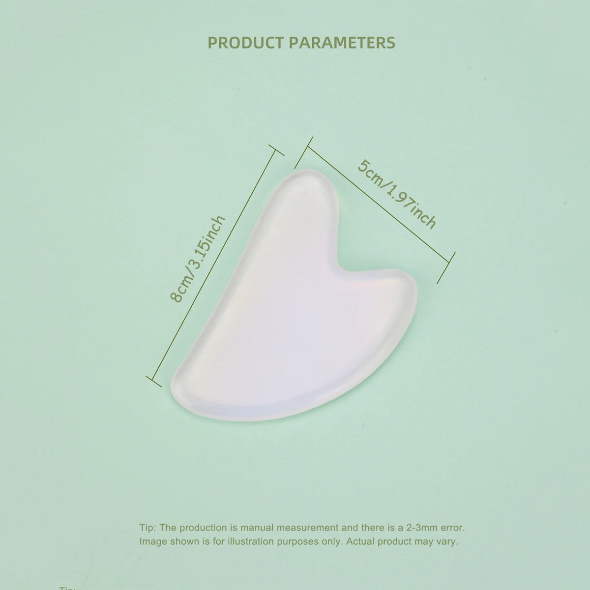 Guasha Massage Natural Stone Jade Scraper Facial Gua Sha SPA  Neck Massager for Face Lifting Wrinkle Remover Beauty Healty Tool