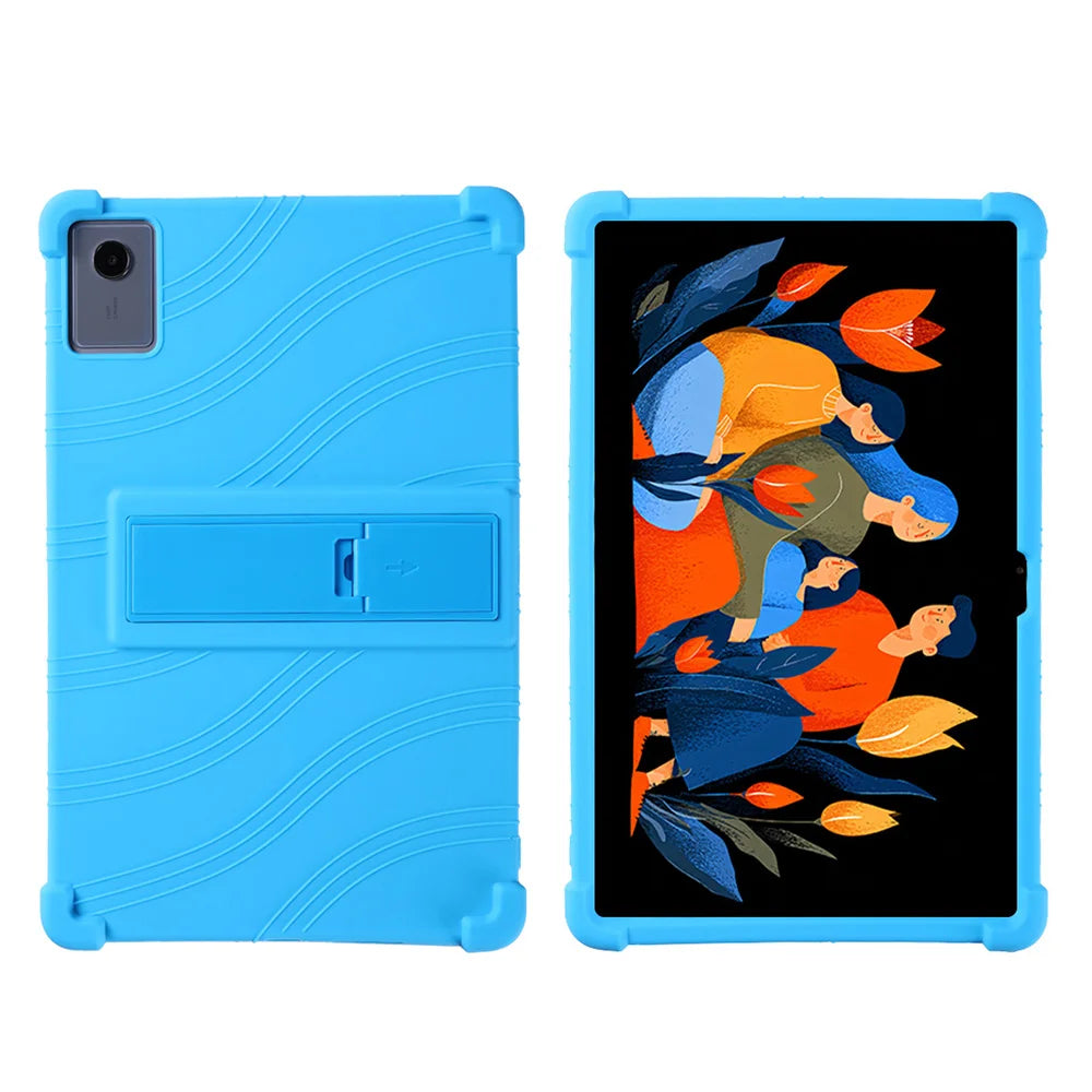 Case for Idea Tab Plus 12.1"2025 TB-365FC Tablet Kids Friendly Silicon Stand Cover Anti drop silicone prote