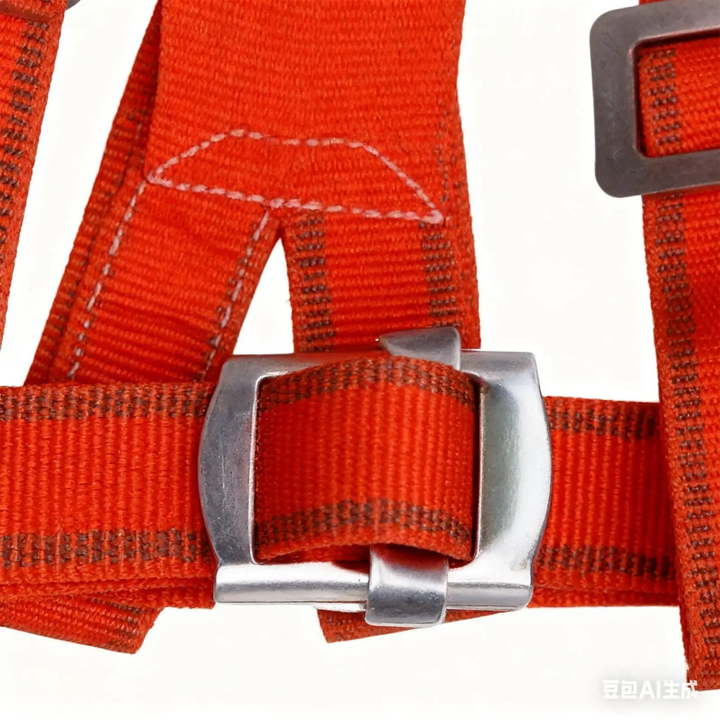 Harness for Construction Shock Absorbing Adjustable Construction Site Body Safety Harness for Men Beginners Professionals Window