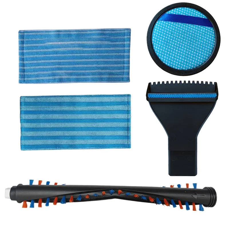 Mop Pads Pet Nozzle Filter Brush Roll For Philips PowerPro Aqua / For PowerPro Duo Vacuum Cleaner Parts FC6404 FC6409 FC6077/81