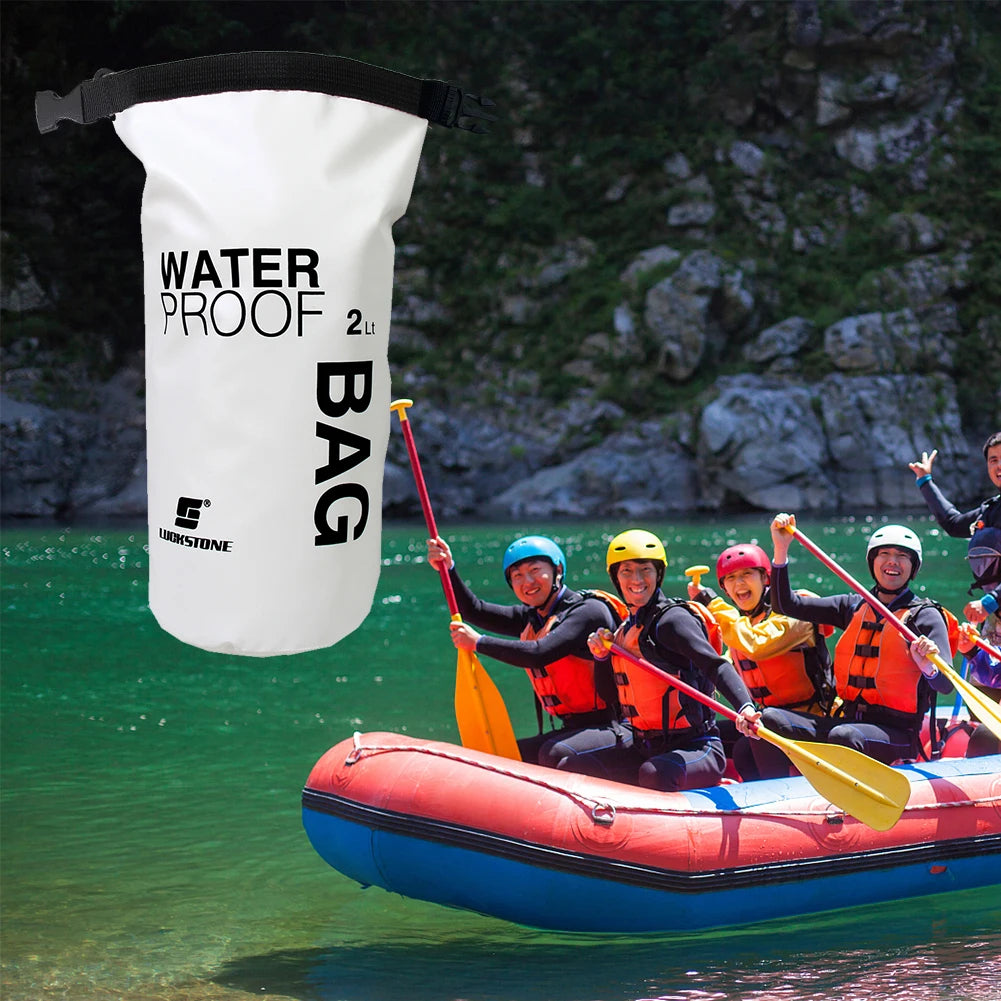 2L Waterproof Dry Bag Mobile Phone Case Floating Sailing Water Bag Camera Storage Outdoor Diving for Fishing Boating