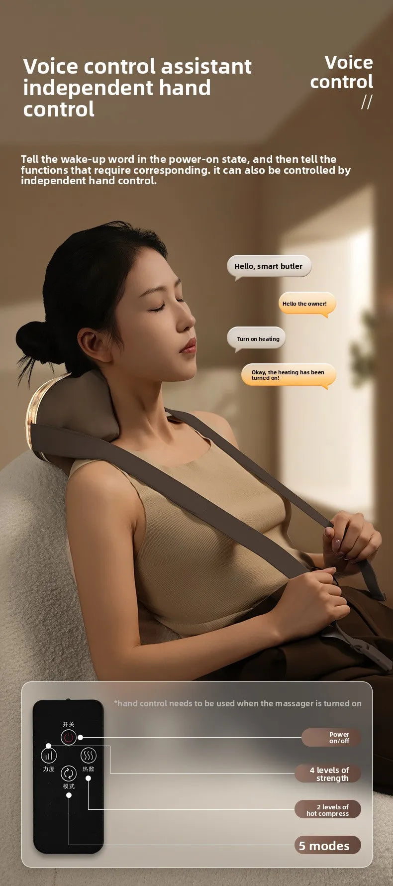 New Cervical Massager Back Waist trapezius Shoulder Neck Kneading Body Multifunctional Artifact Massager 2025