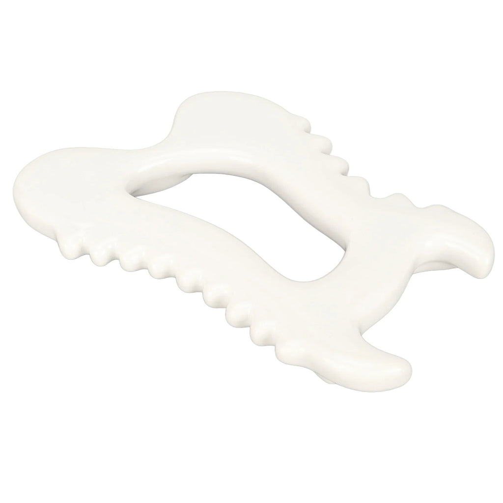 Gua Sha Tool Ceramic Antistatic Easy To Use Good Thermal Conductivity Gua Sha Massage Scraping Tool for Leg Body