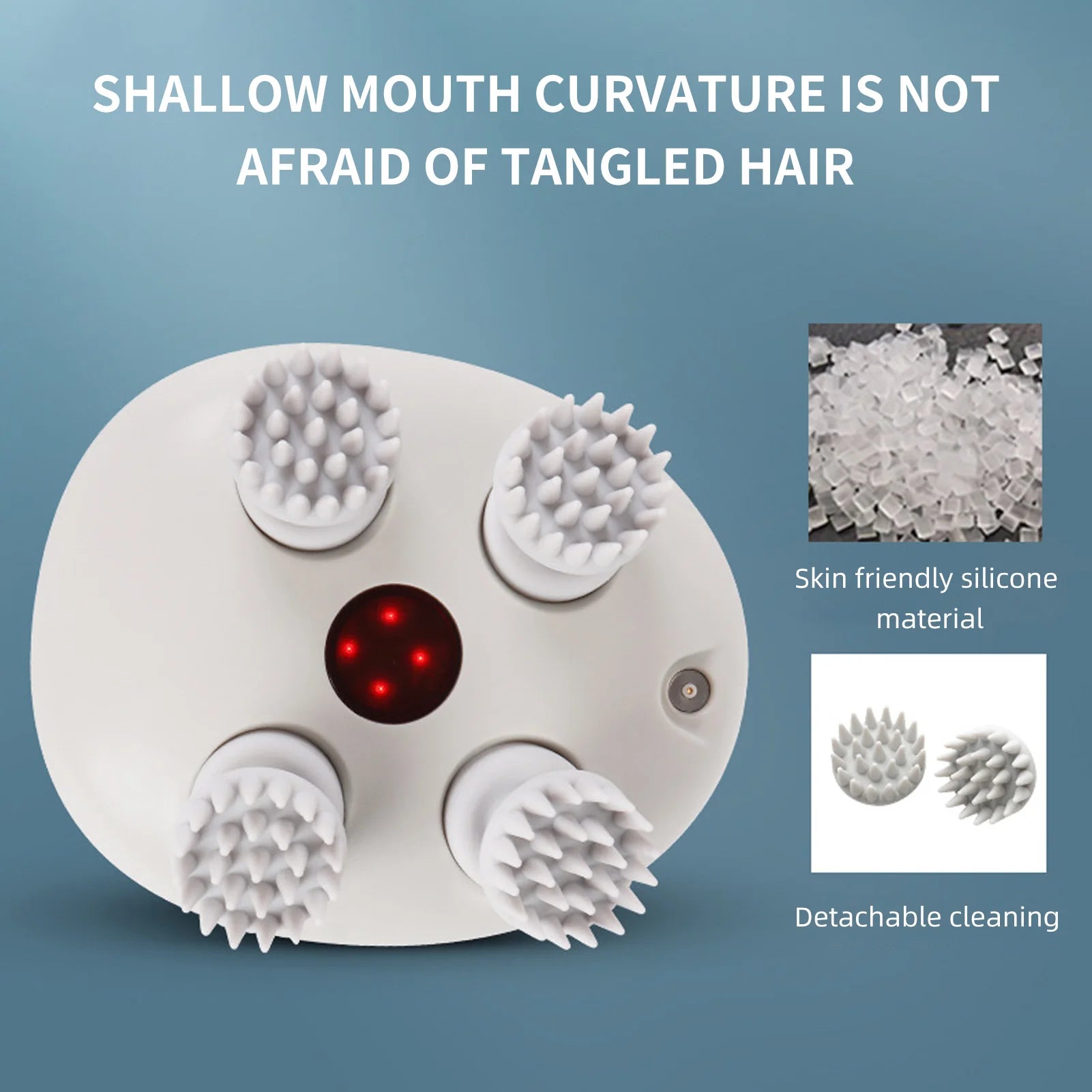 Electric Massager Body Shoulder Leg Arm Neck Deep Tissue Head Scalp Massage Kneading Device