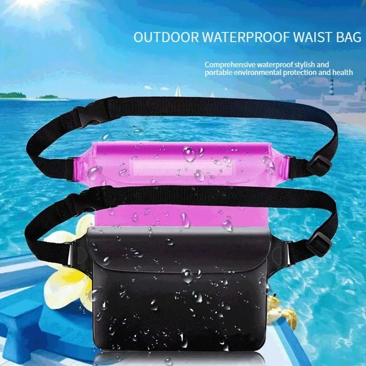 Floatable Waterproof Pouch for Aquatic Activities - Multi-Sport Dry Bag with Phone Compartment (Beach/Surf/Boating)