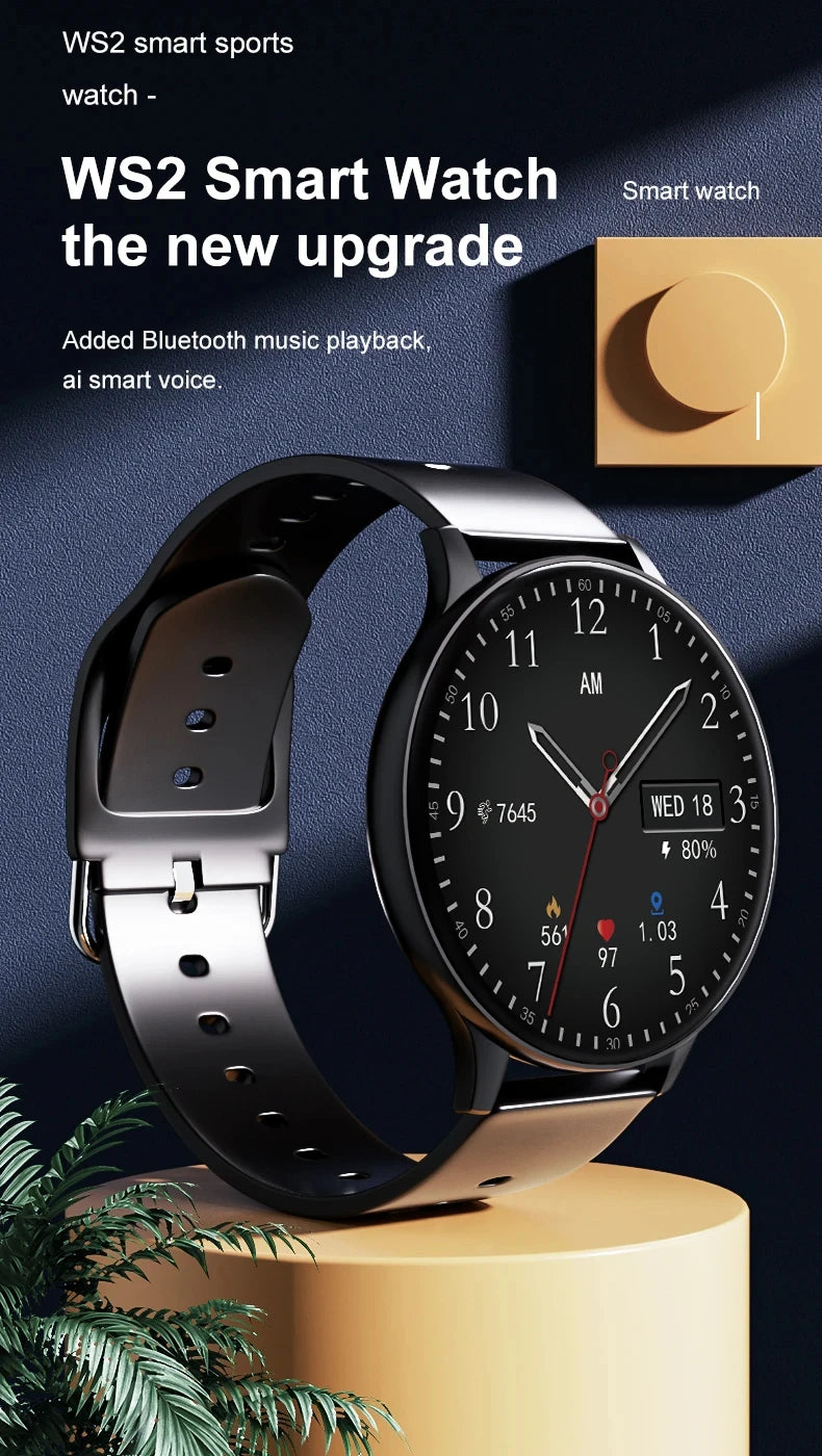 2025 Men Bluetooth Call SmartWatch Heart Rate Blood Pressure Monitor Smartwatch IP67 Waterproof Women Smartwatch For Android IOS
