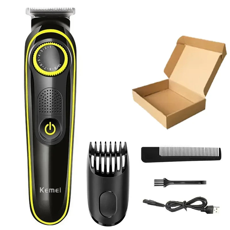 Kemei Hair Clipper Multifunctional Trimmer For Men Electric Shaver For Men's Razor Nose 5 In 1 Professional Trimmer KM-696