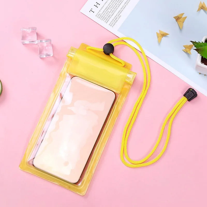 High Waterproof Sealing Swimming Bag Large Size Transparent Underwater Dry Protection Bag for Iphone Mobile Phone Pouch