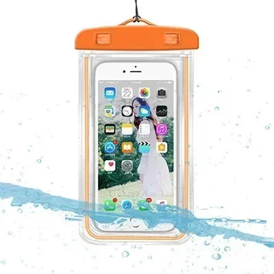 2PC Waterproof Phone Pouch Drift Diving Swimming Bag Underwater Dry Bag Case Cover For Phone Water Sports Beach Pool Skiing