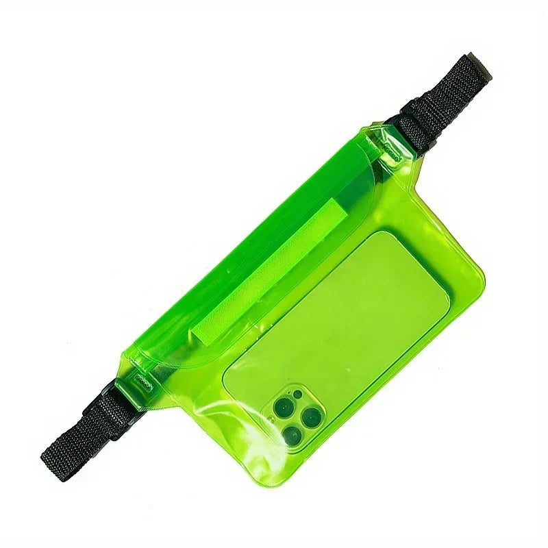 Waterproof Phone Bag, Three-Layer Sealed Touch Screen Waterproof Phone Waist Bag, Suitable For Swimming, Drifting, And Diving