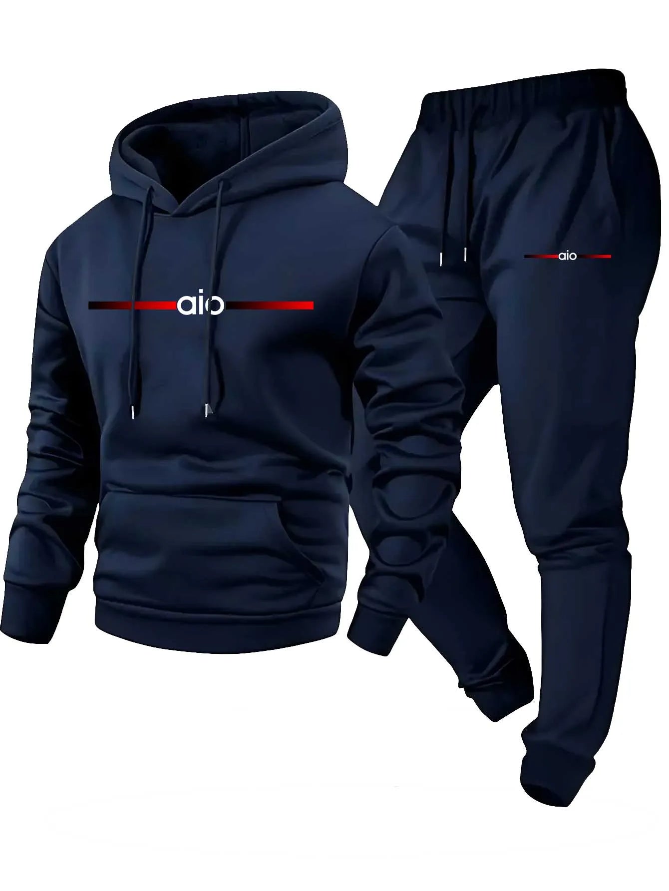 Men's hooded sweatshirt suitable for casual sportswear in autumn and winter seasons as well as trendy streetwear for daily wear