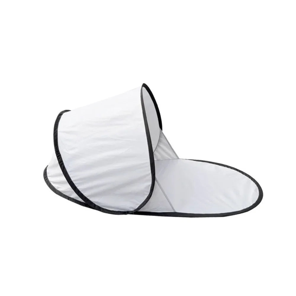 Camping Tent Silver Coated Small Folding Tent Instant Pop-up Automatic Sun Shelter Portable UV Protection Mini Beach Tent Summer