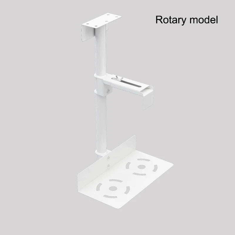 Universal PC Case Holder Under Desk Wall Side CPU Stand Lift Adjustable Computer Mainframe Hanger Host Box Stand Bracket Rack