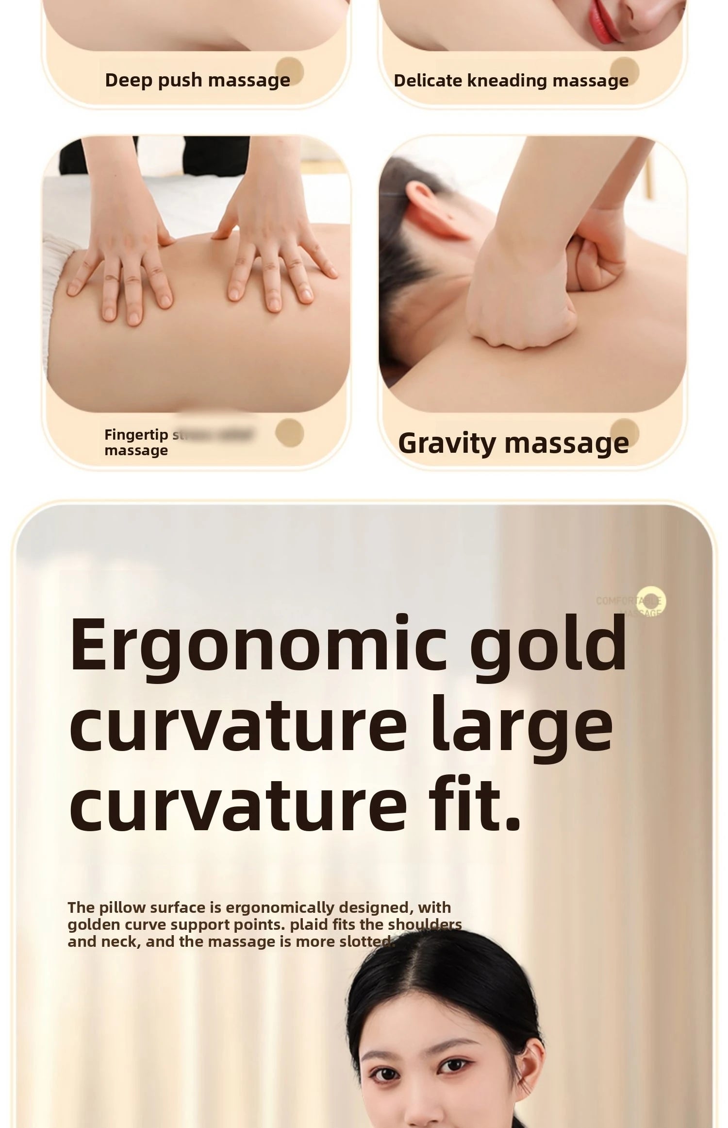 Back Massager for Deep Shiatsu Lower Back Neck Massager with Heat 3D Kneading Massage Pillow Shoulder Legs Gifts for Mom Dad Wom