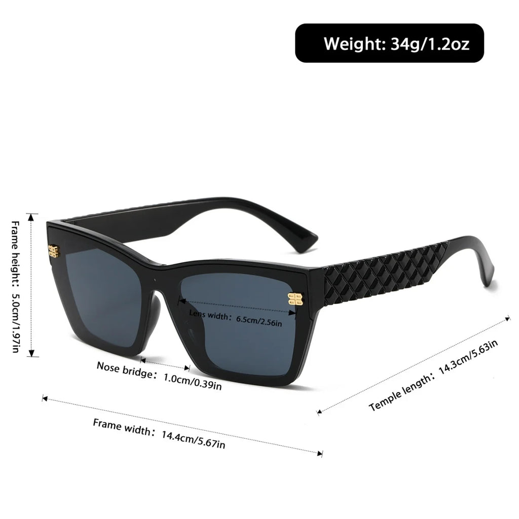 European and American retro fashion unisex sunglasses, trendy and versatile, summer sun shading, sun protection, UV resistant su