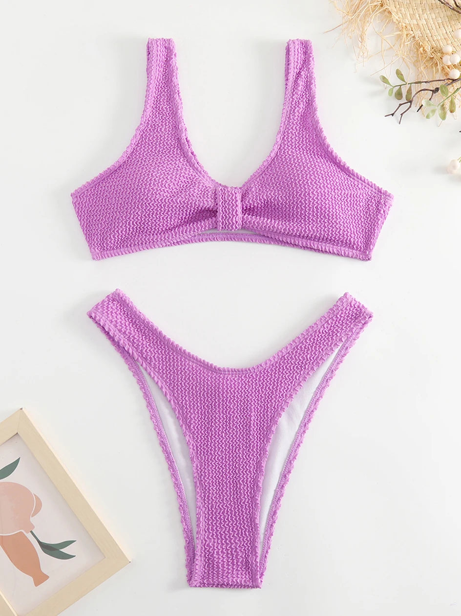 Sexy Bikini 2026 Women Swimsuit Female Swimwear Push Up Thong Bikinis Set Brazilian Woman Bathing Suit Swimming for Beach Wear