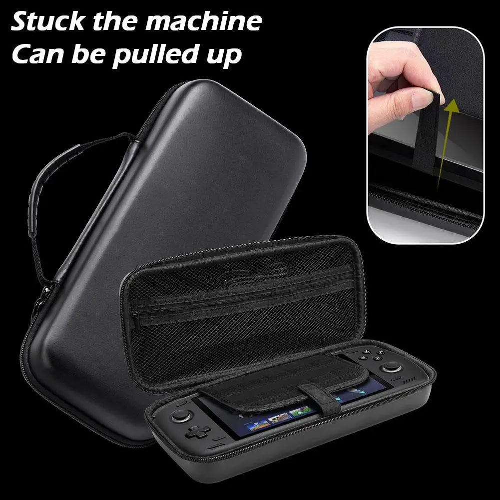 for Ayn Odin 2 Bag 5.98Inch Touch Screen Handheld Game Console Portable Black Carry Case for Ayn Odin 2 Protective Case Y9N3